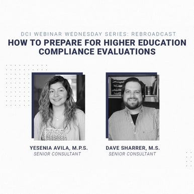 Higher Education Webinar