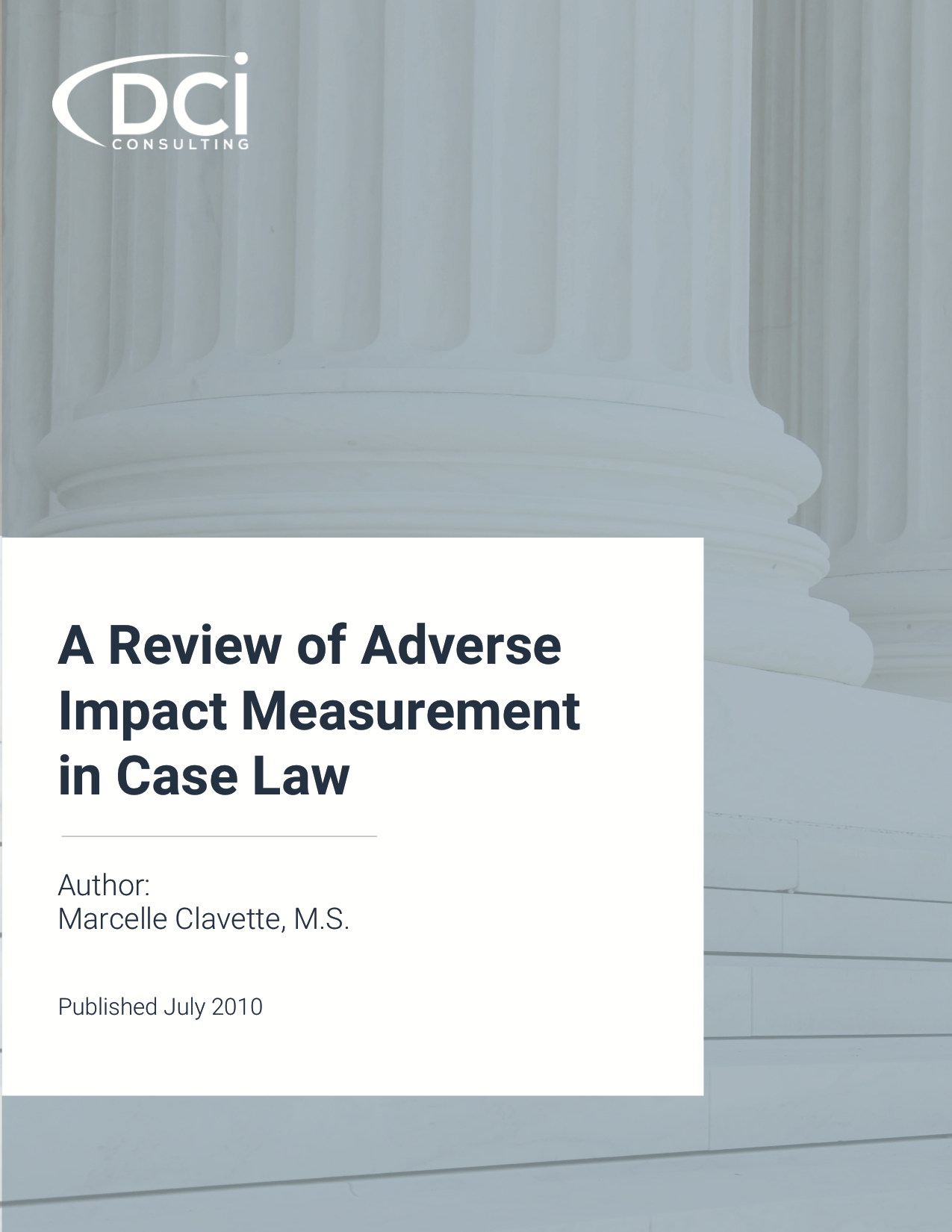 a review of adverse impact