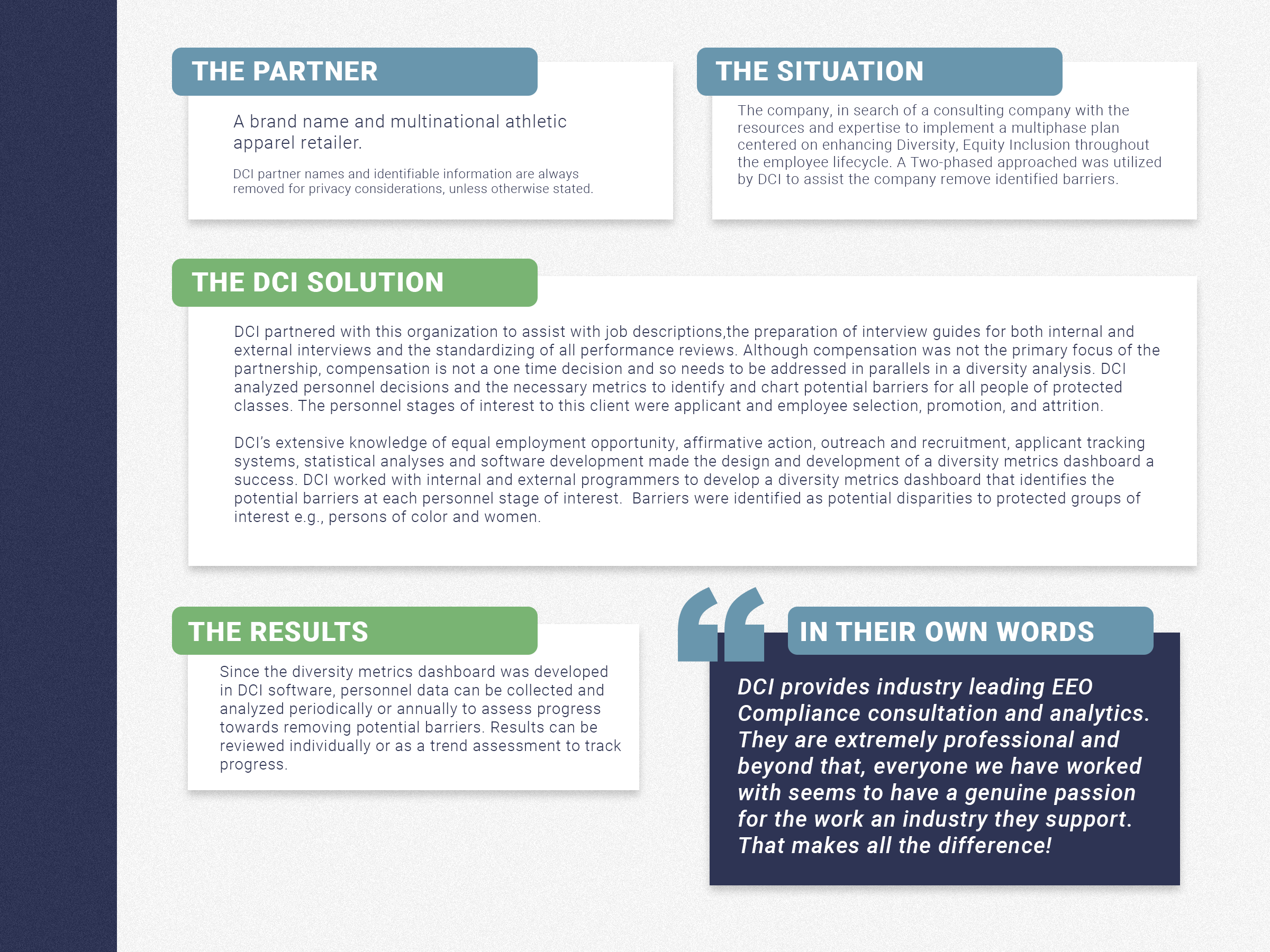 Client Success Diversity Metrics Analysis 12.20.21