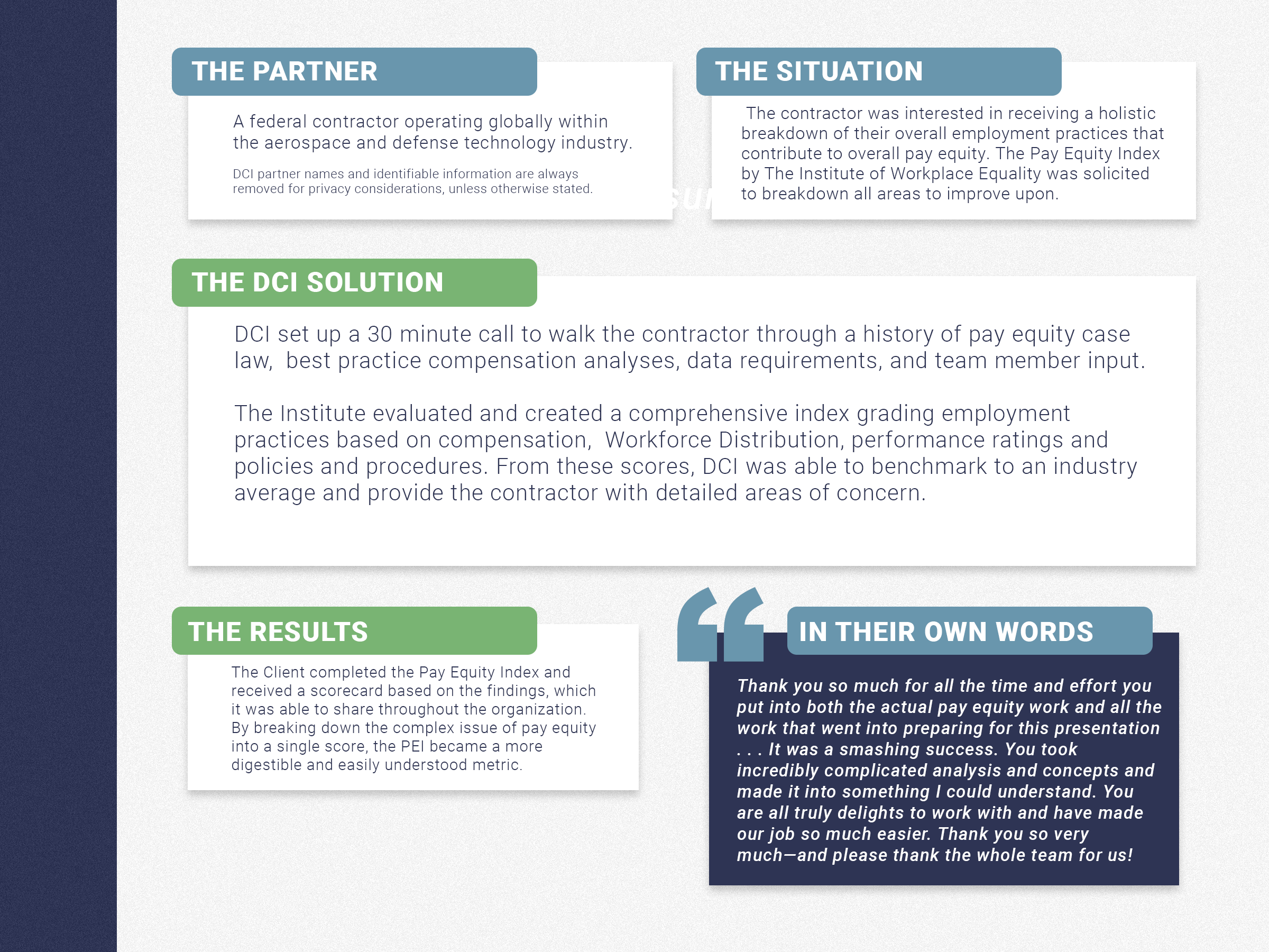 ClientSuccess Pay Equity Index