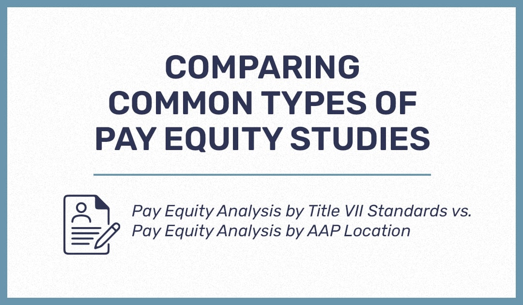 FRL_Comparing Common Types of Pay Equity Studies