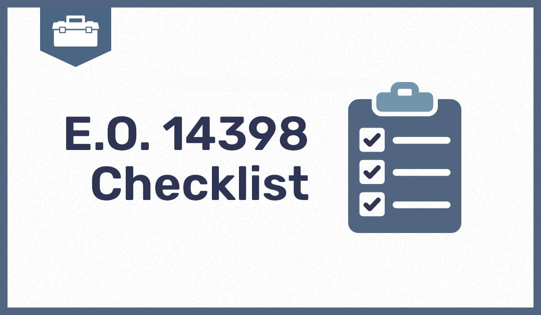 FRL_EO 14398 Checklist